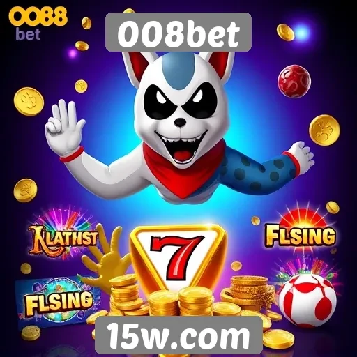 Variedade de jogos disponíveis na plataforma 008bet